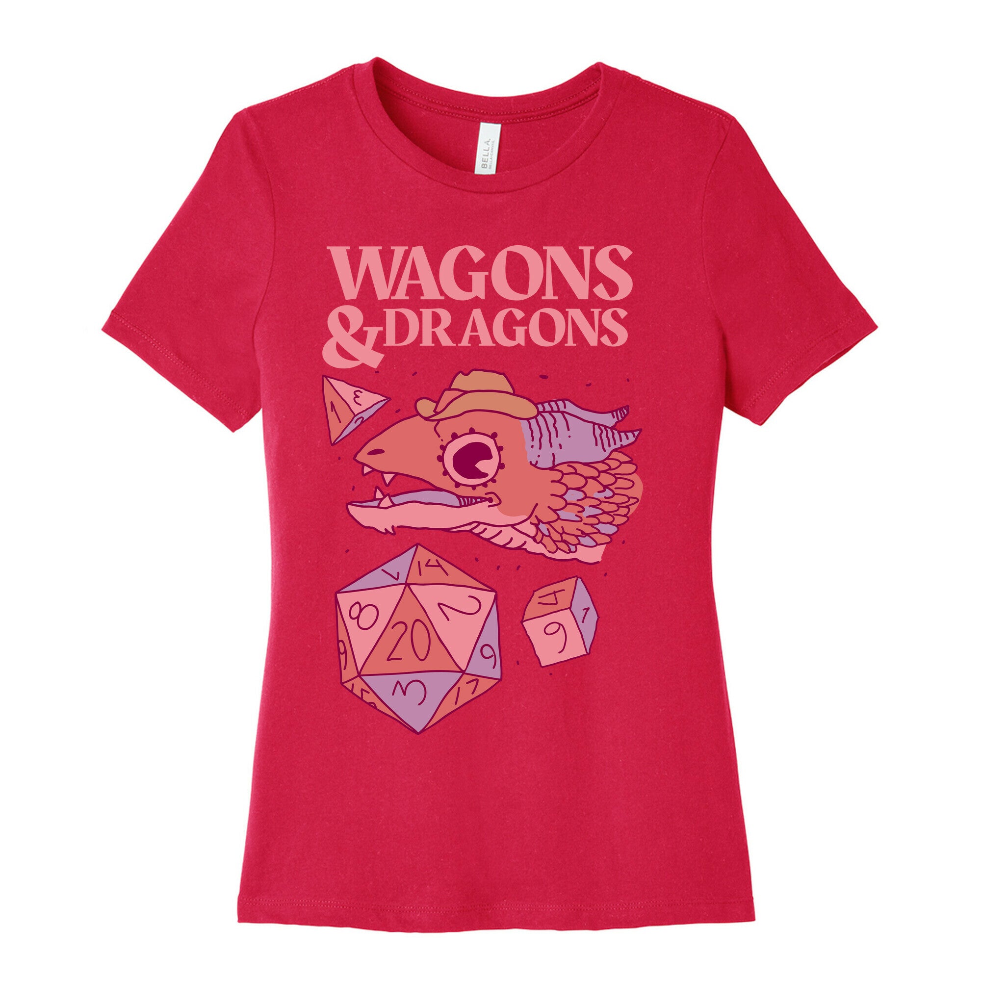 Wagons & Dragons Women's Cotton Tee