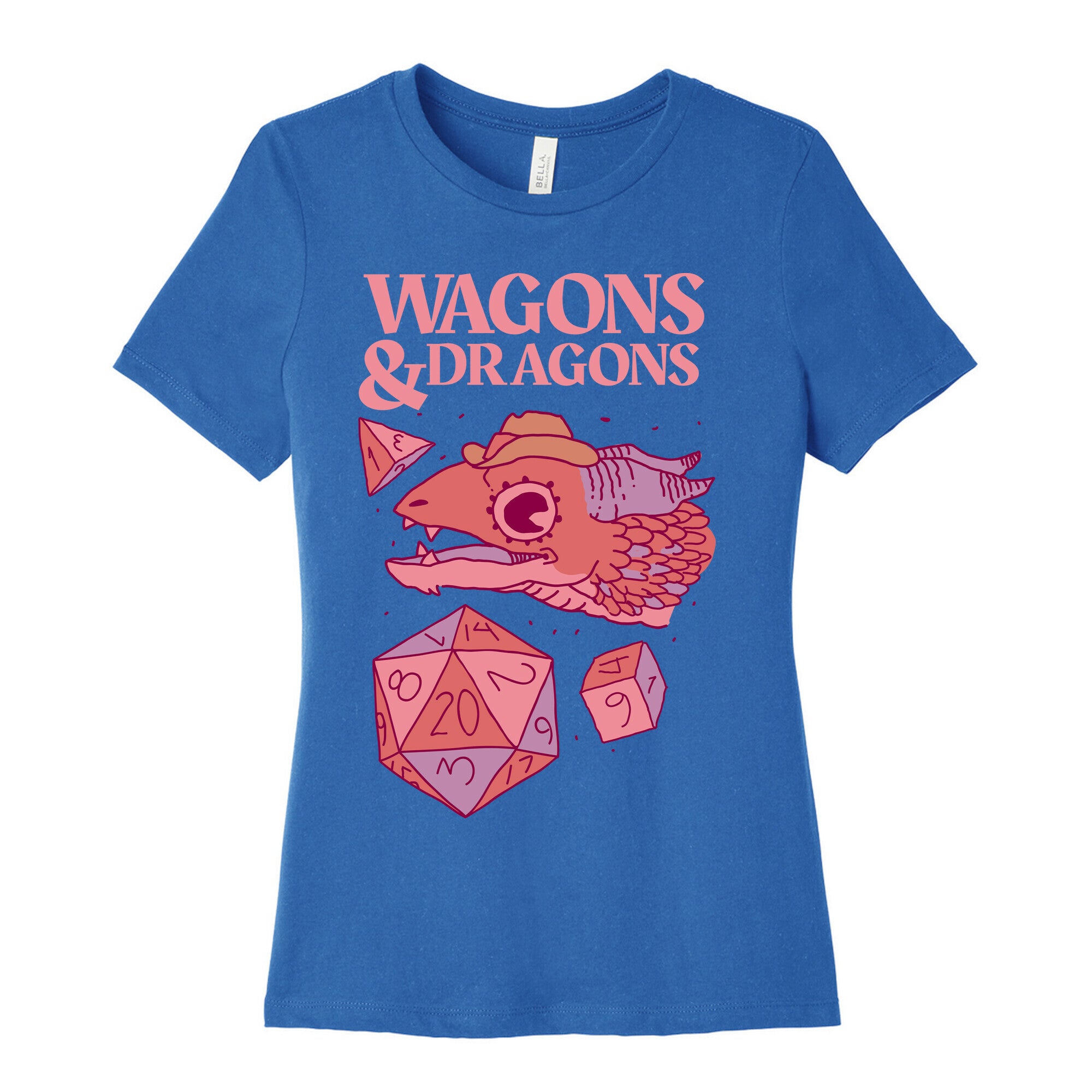 Wagons & Dragons Women's Cotton Tee