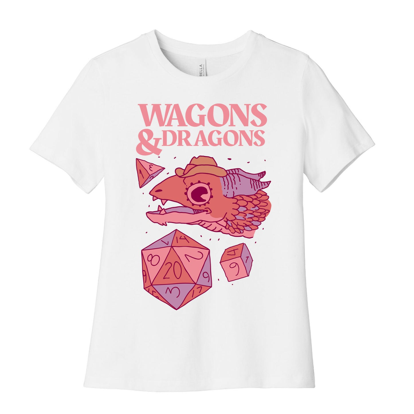 Wagons & Dragons Women's Cotton Tee