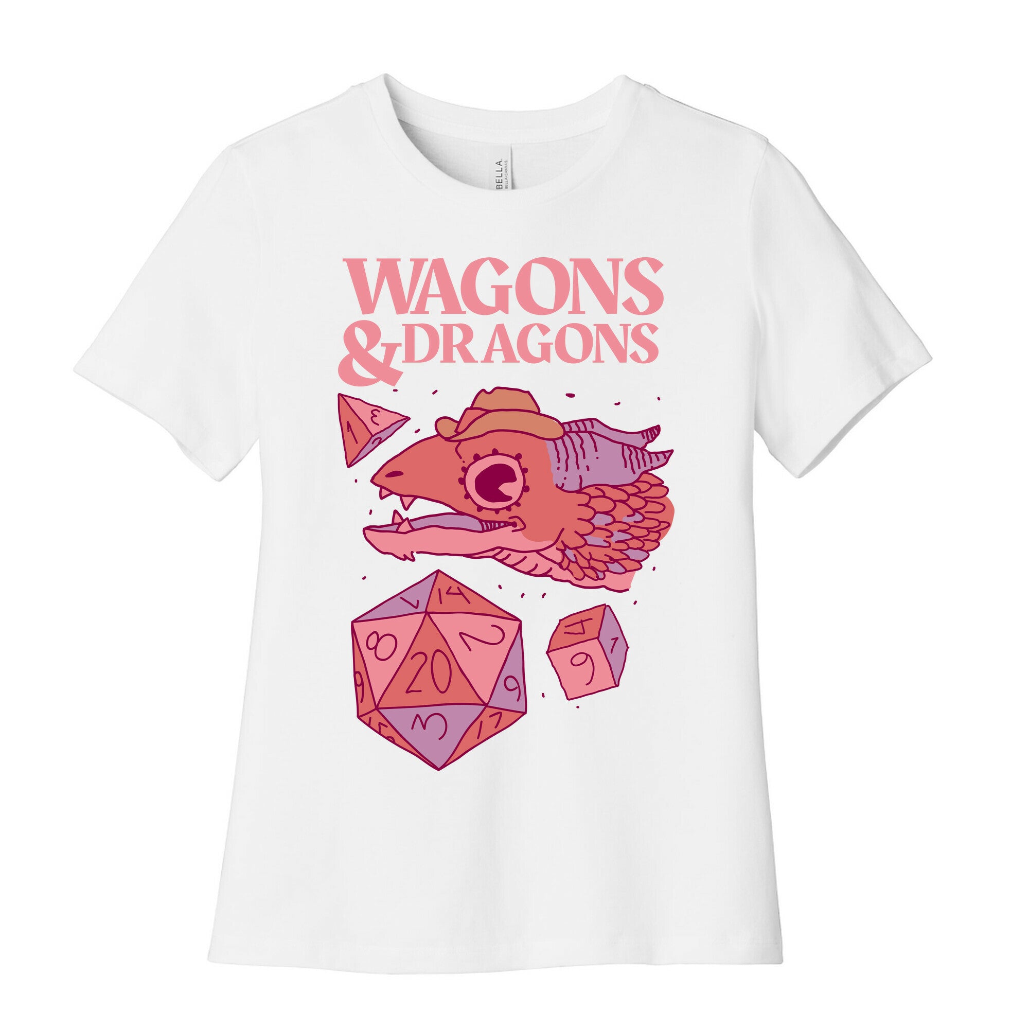 Wagons & Dragons Women's Cotton Tee