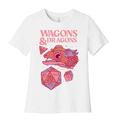 Wagons & Dragons Women's Cotton Tee