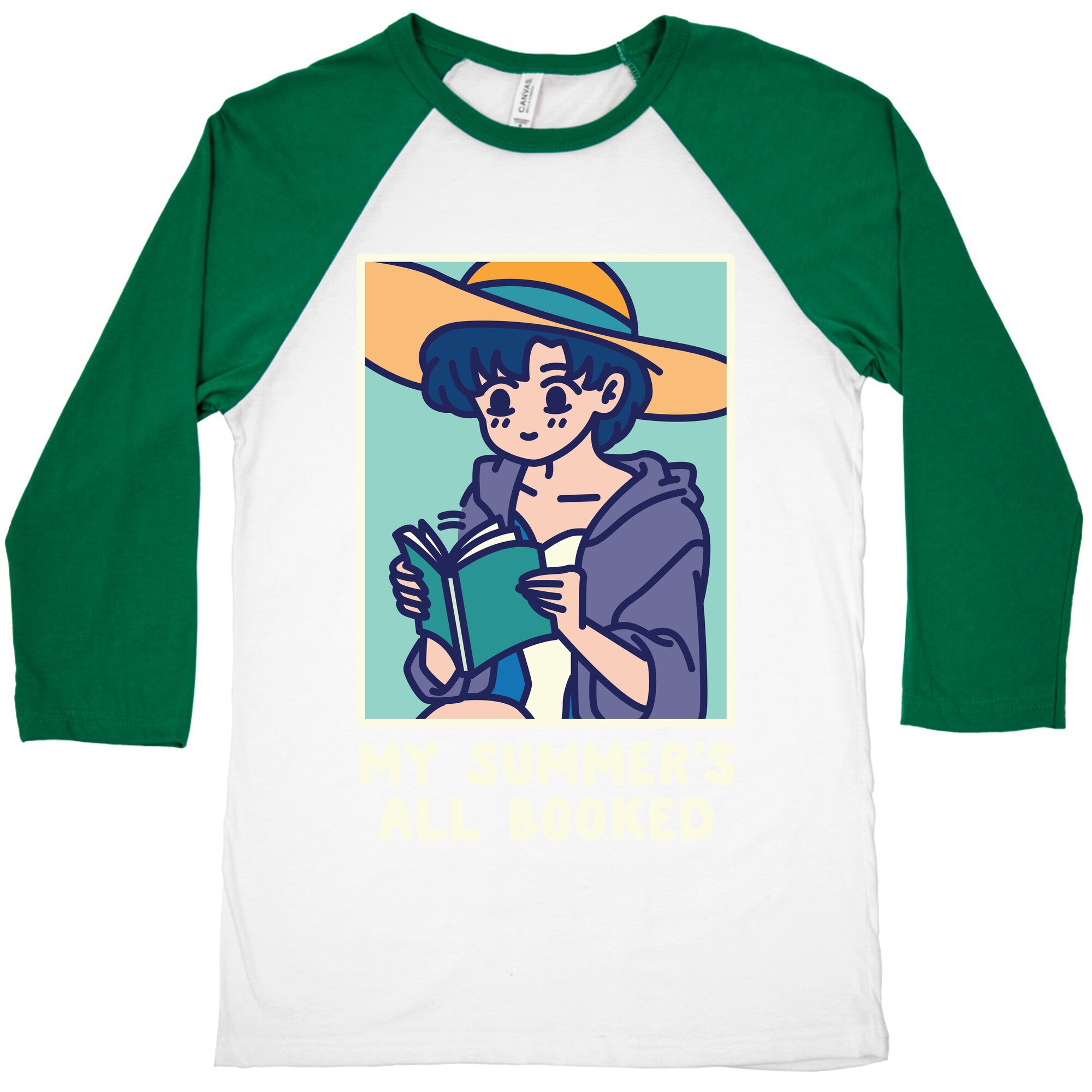 My Summer's All Booked Ami Baseball Tee