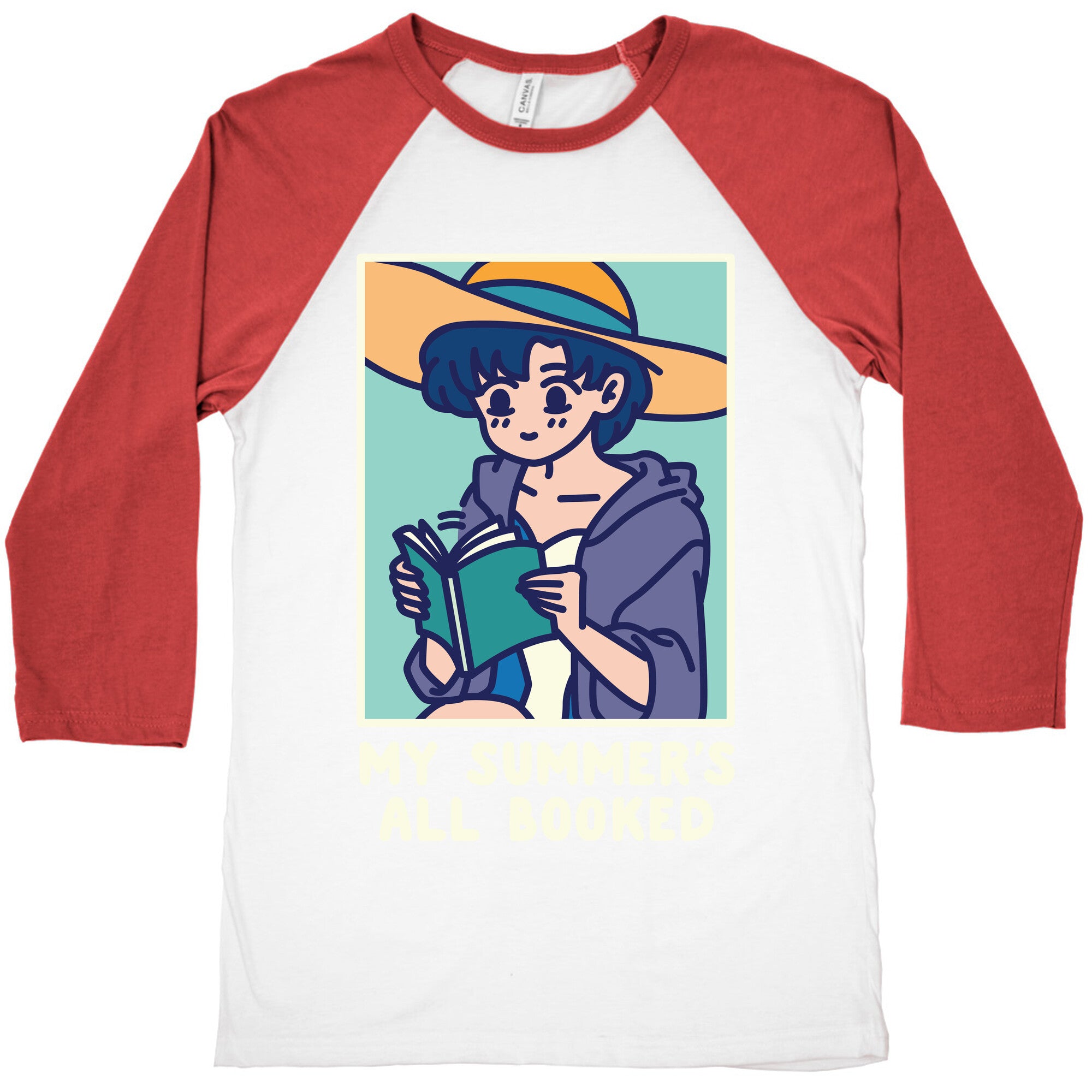 My Summer's All Booked Ami Baseball Tee