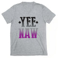Yee Naw Asexual Pride V-Neck