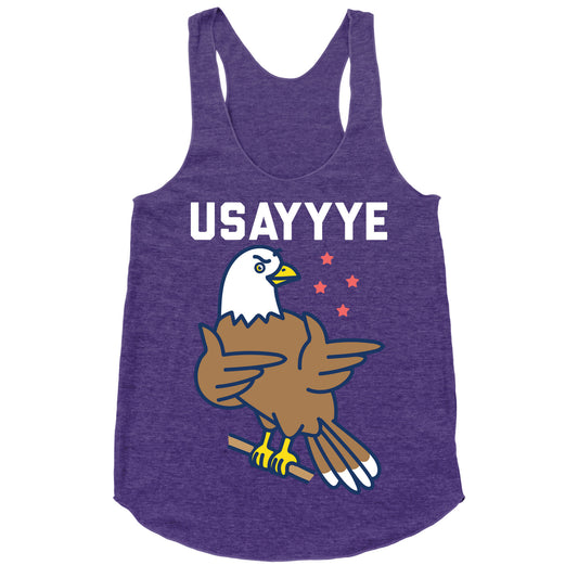 USAYYYE Bald Eagle Racerback Tank