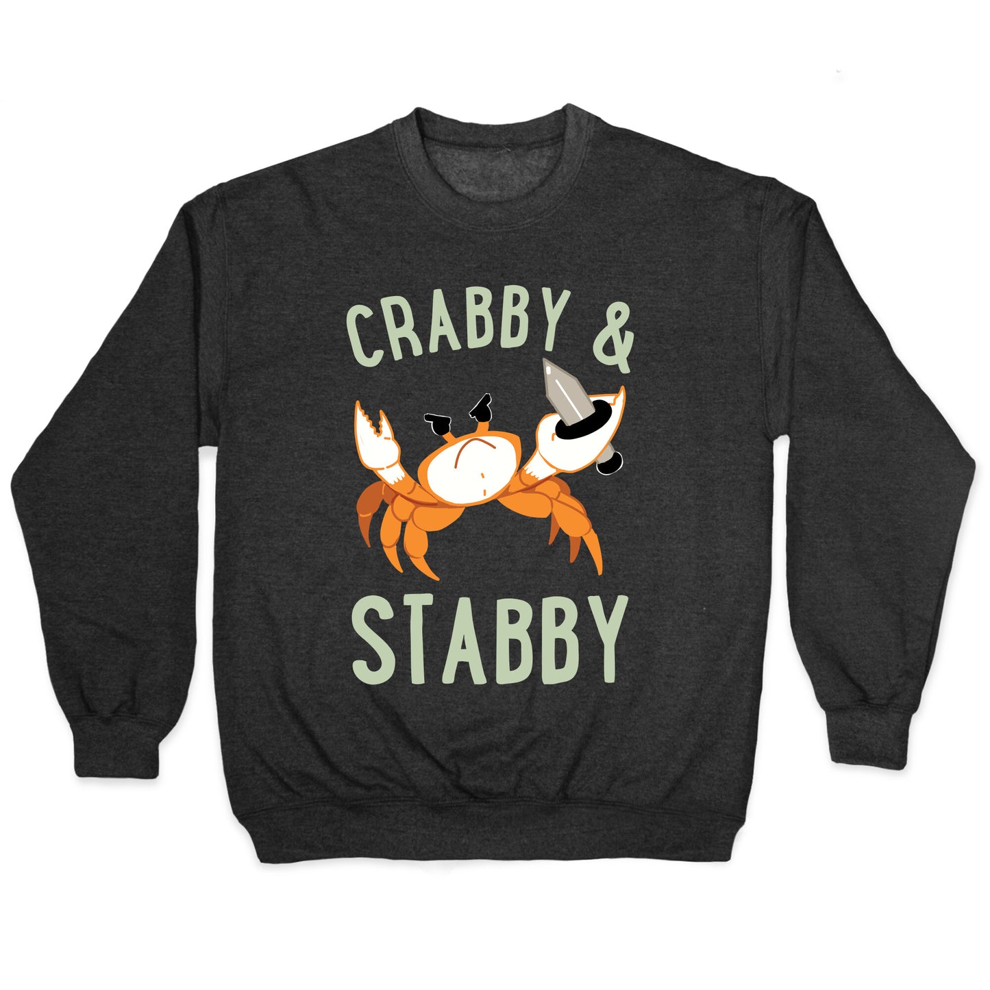 Crabby & Stabby Crewneck Sweatshirt