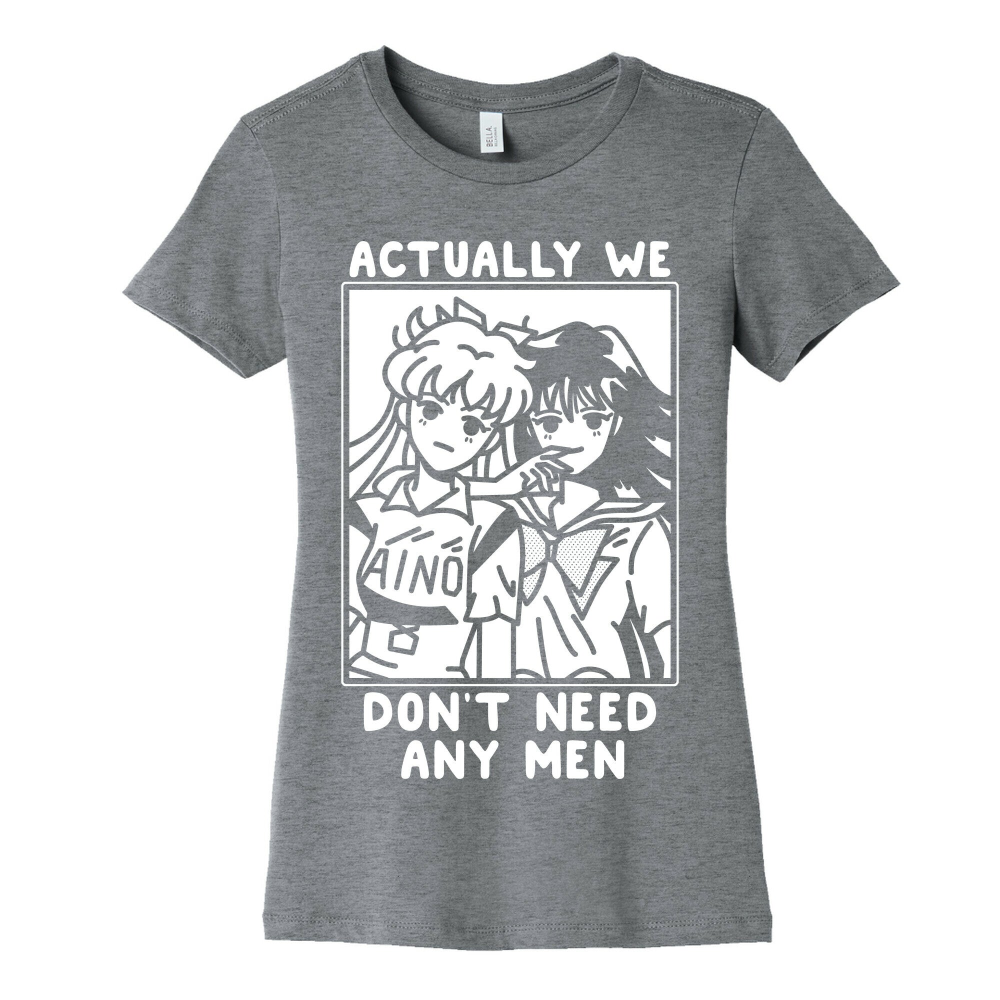 Actually We Don't Need Any Men Minako Rei  Women's Cotton Tee