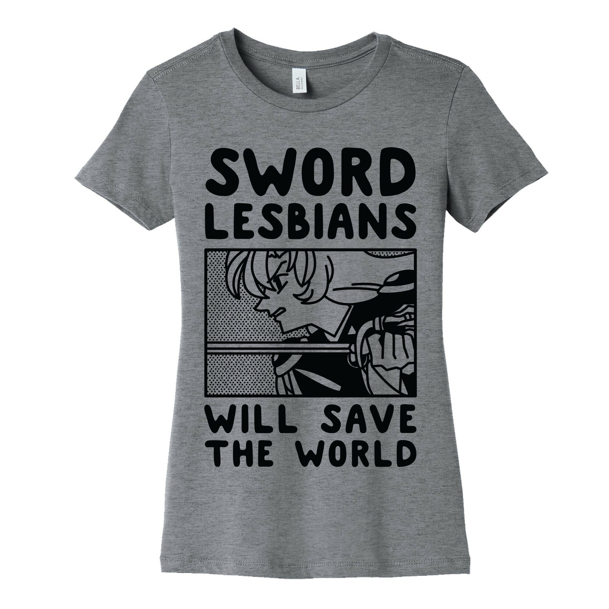 Sword Lesbians Will Save the World Utena Women's Cotton Tee