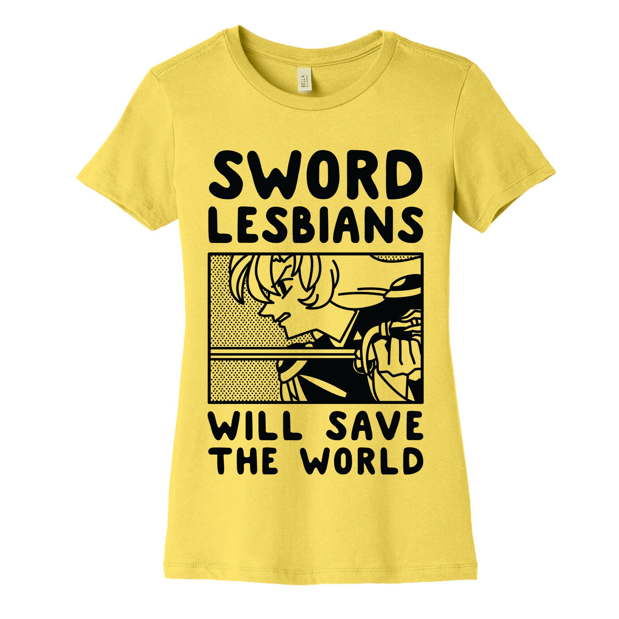 Sword Lesbians Will Save the World Utena Women's Cotton Tee
