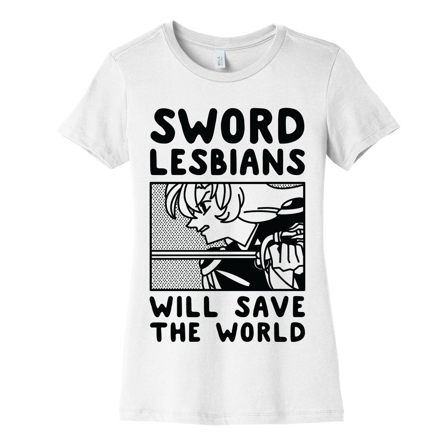 Sword Lesbians Will Save the World Utena Women's Cotton Tee