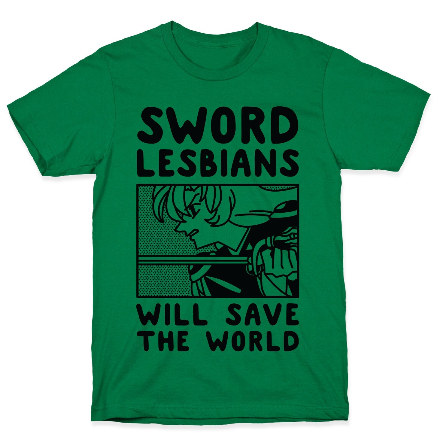 Sword Lesbians Will Save the World Utena T-Shirt