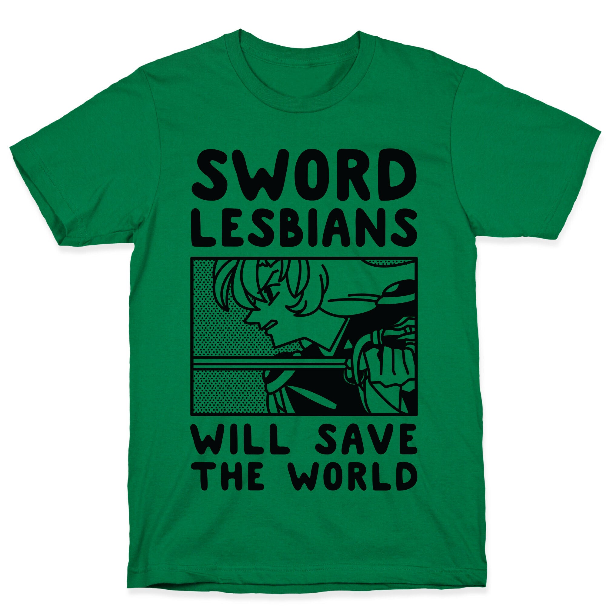 Sword Lesbians Will Save the World Utena T-Shirt