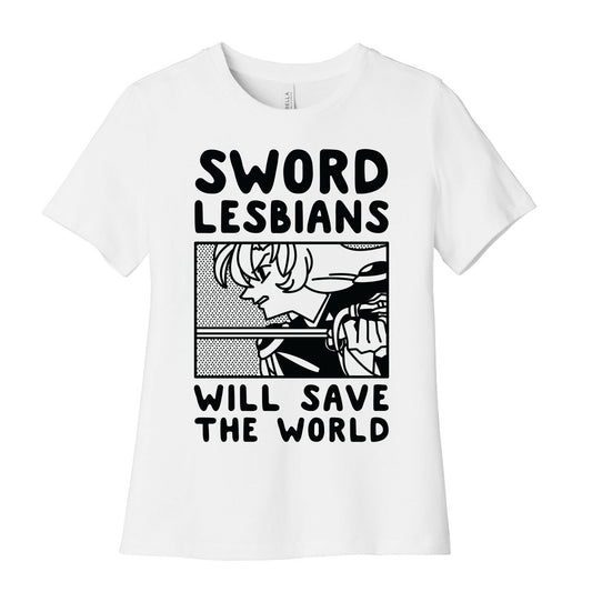 Sword Lesbians Will Save the World Utena Women's Cotton Tee