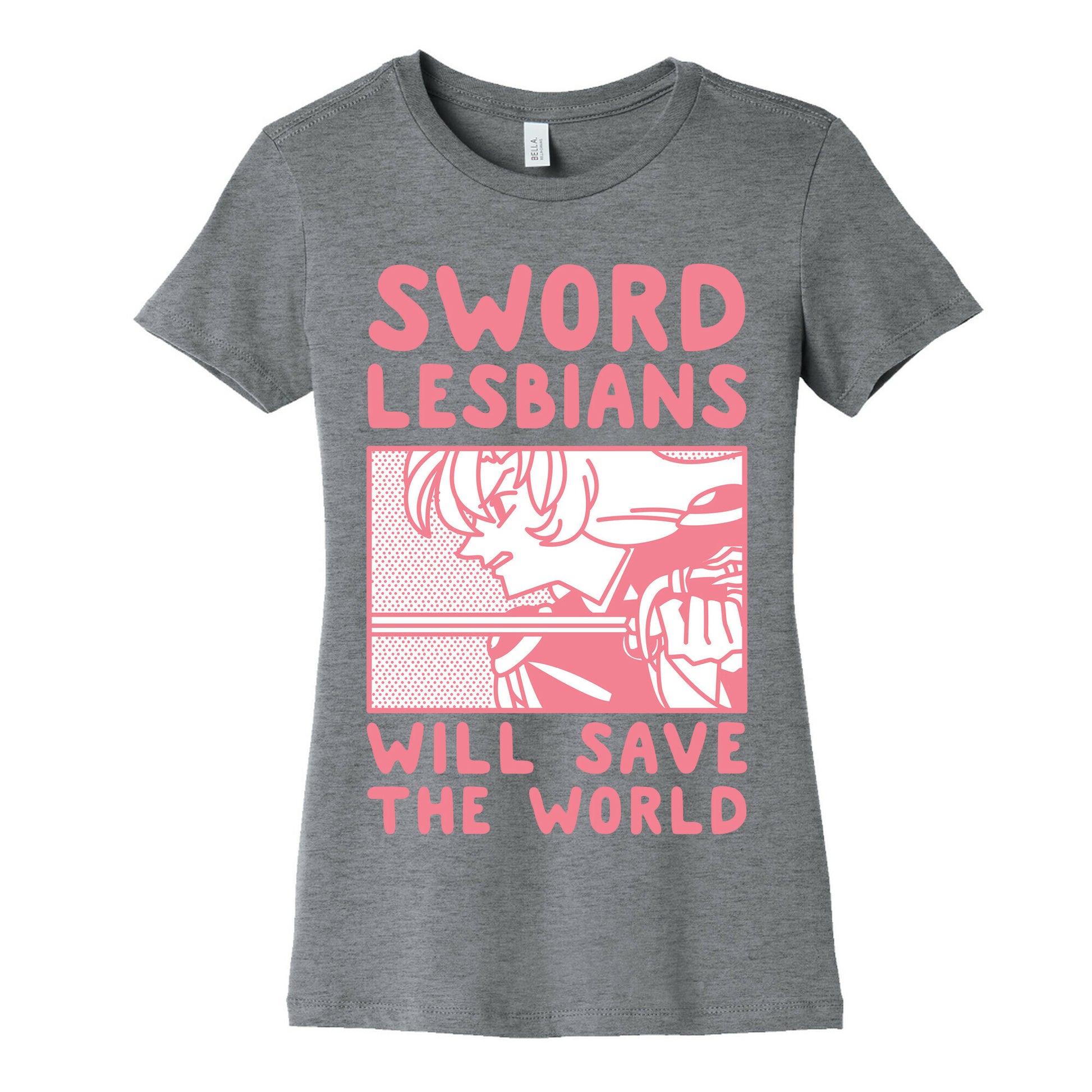 Sword Lesbians Will Save the World Utena Women's Cotton Tee