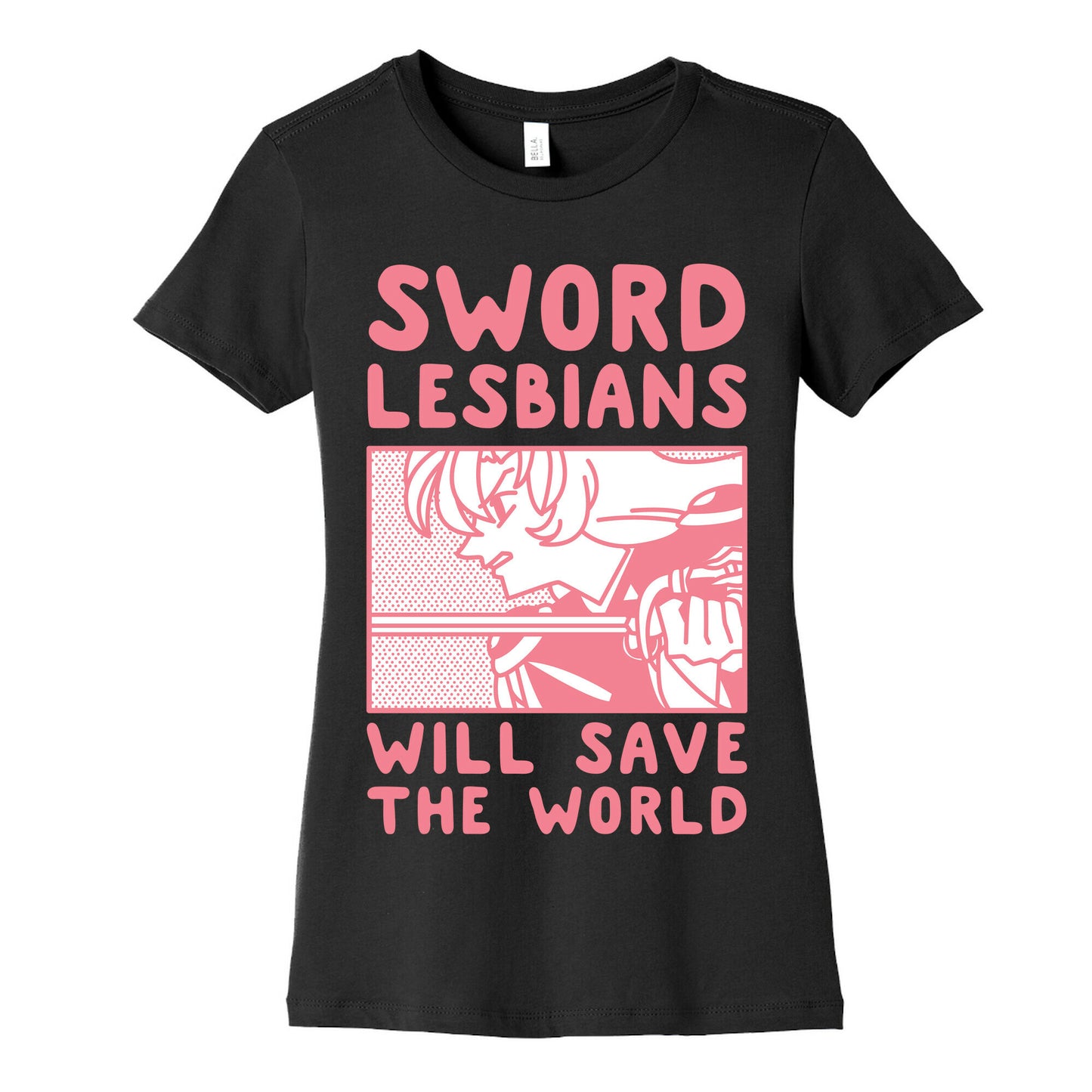 Sword Lesbians Will Save the World Utena Women's Cotton Tee