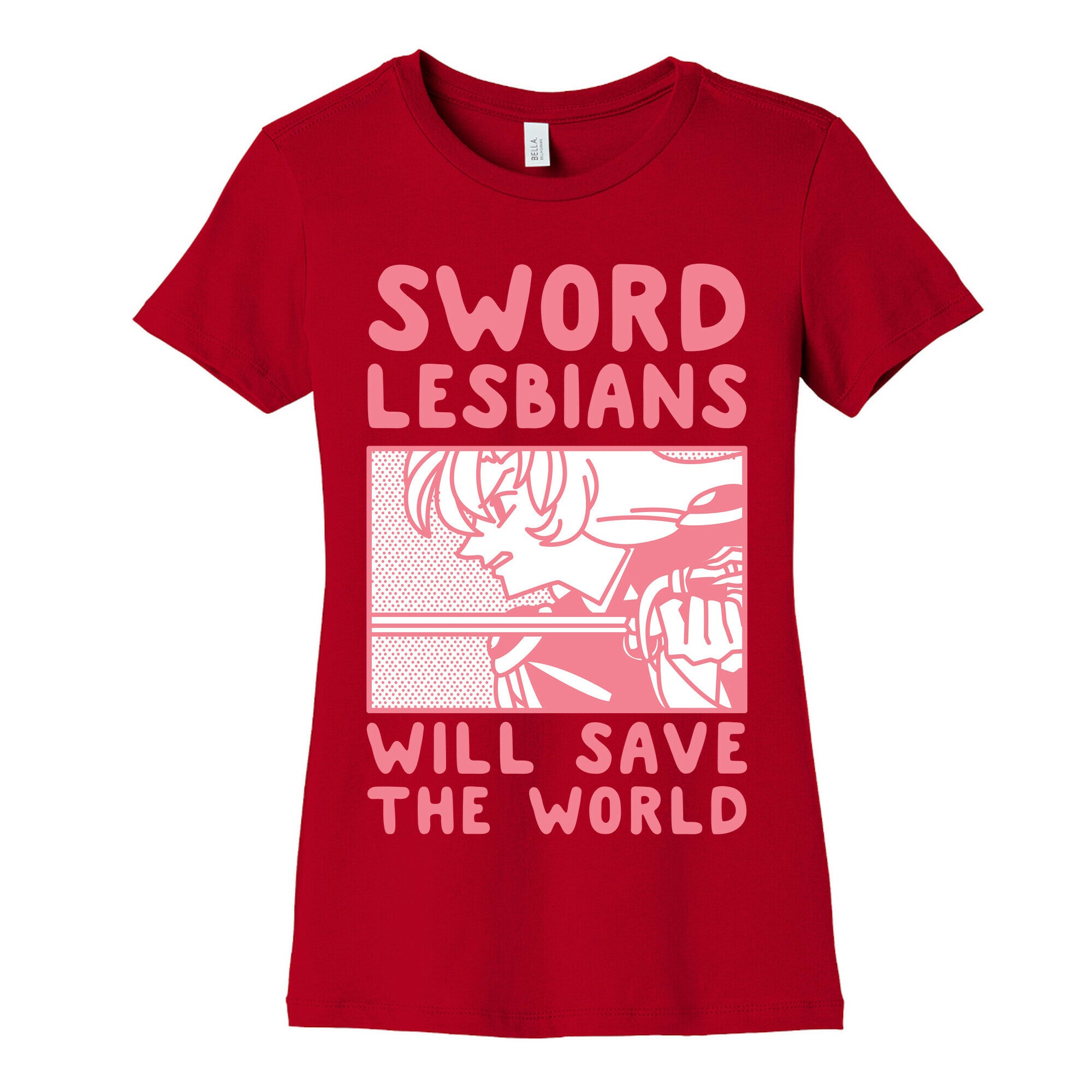 Sword Lesbians Will Save the World Utena Women's Cotton Tee