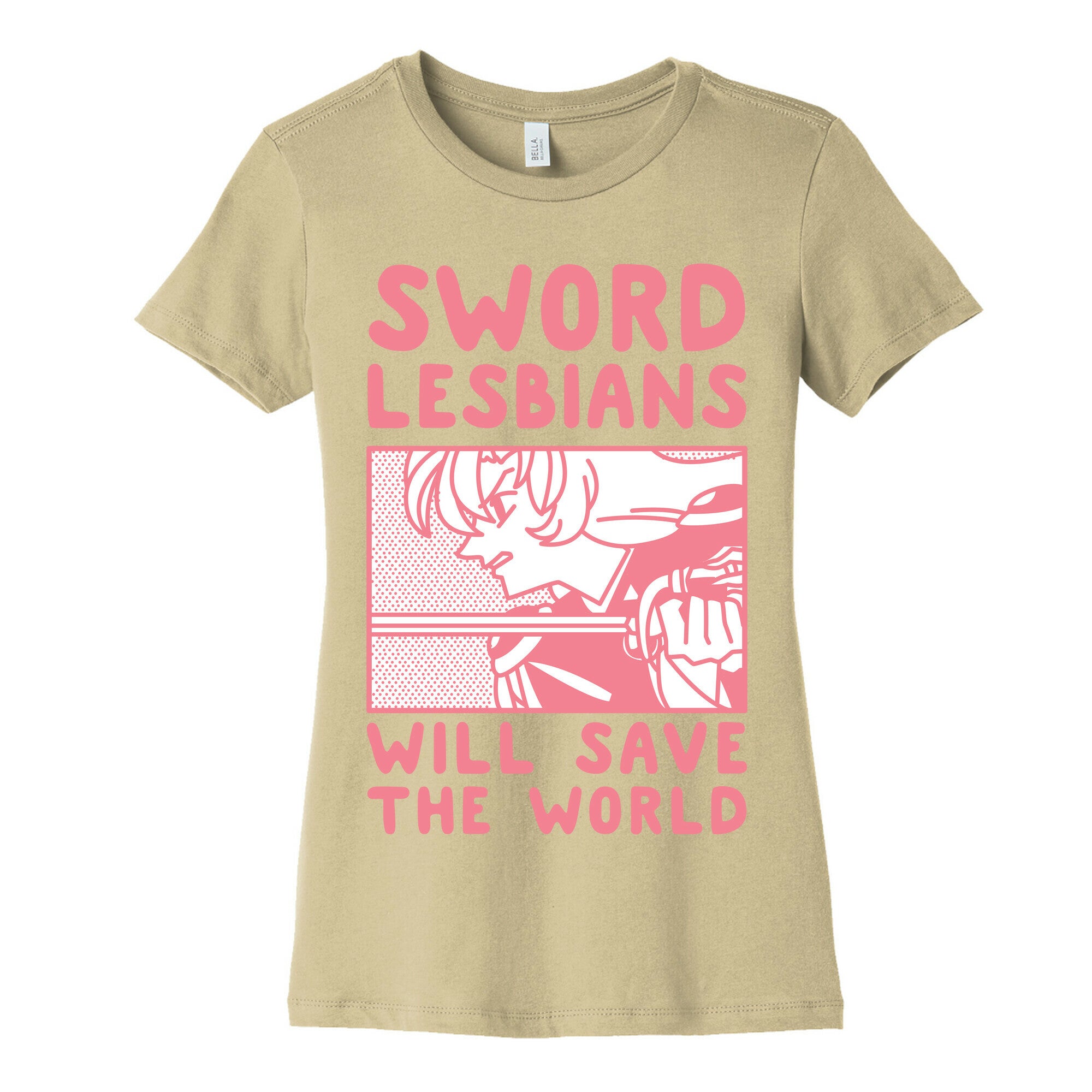 Sword Lesbians Will Save the World Utena Women's Cotton Tee