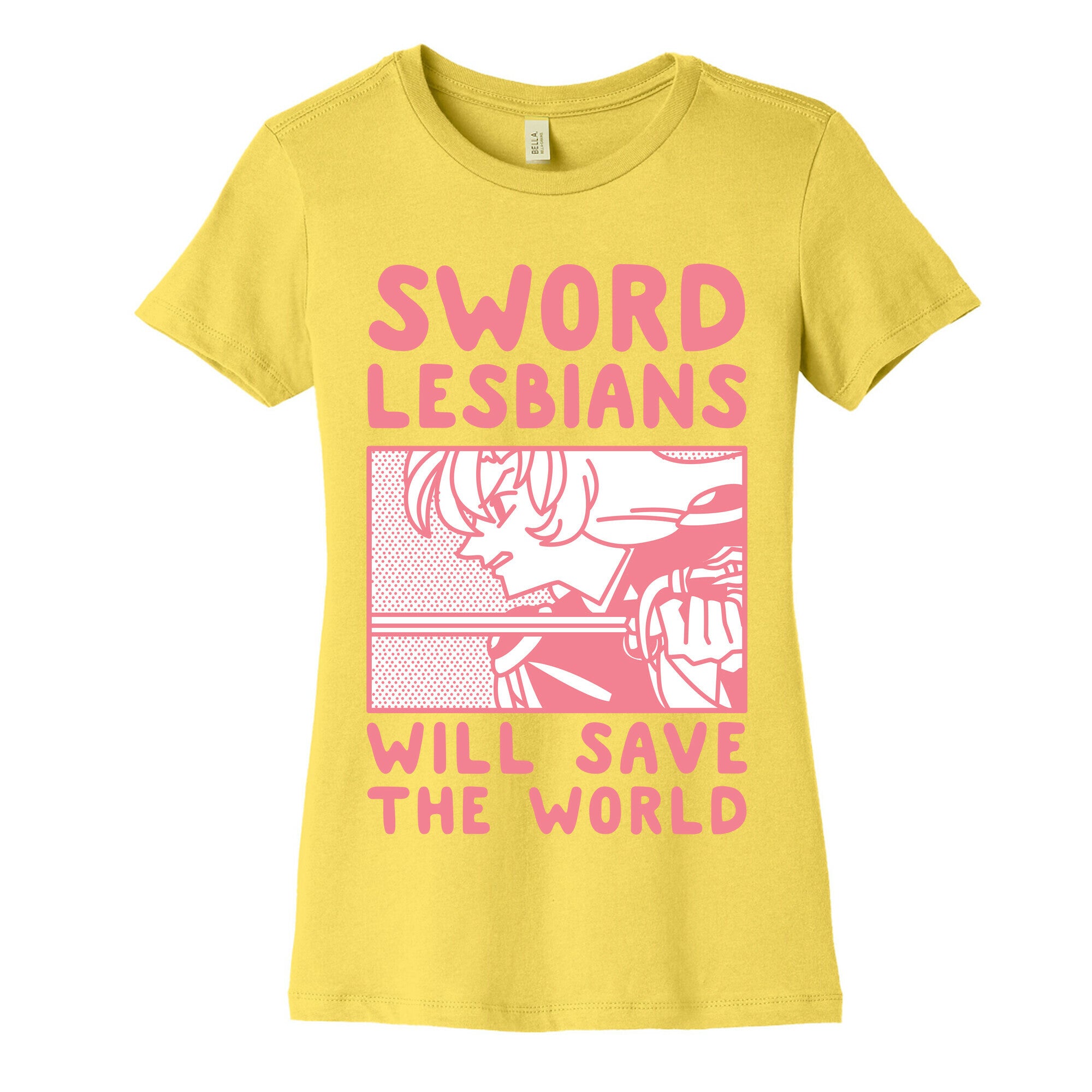 Sword Lesbians Will Save the World Utena Women's Cotton Tee