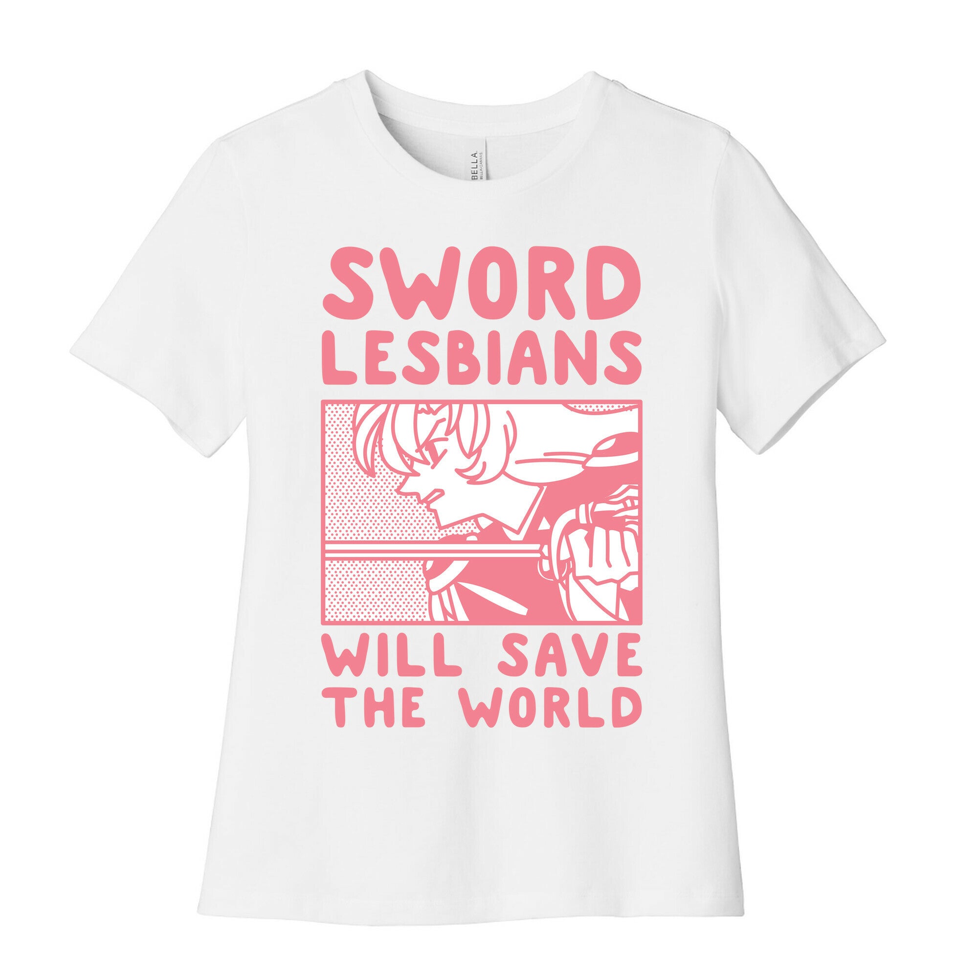 Sword Lesbians Will Save the World Utena Women's Cotton Tee