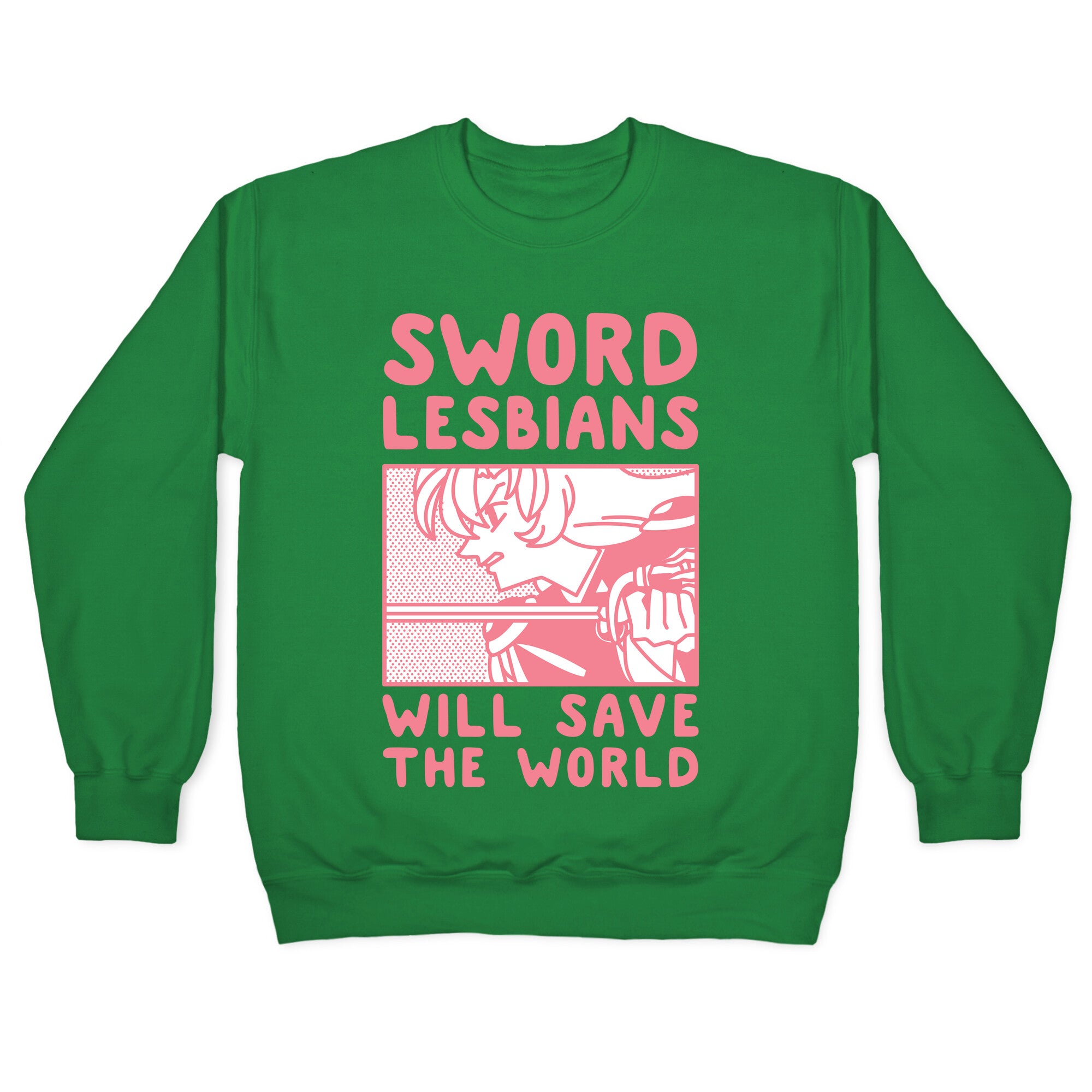 Sword Lesbians Will Save the World Utena Crewneck Sweatshirt