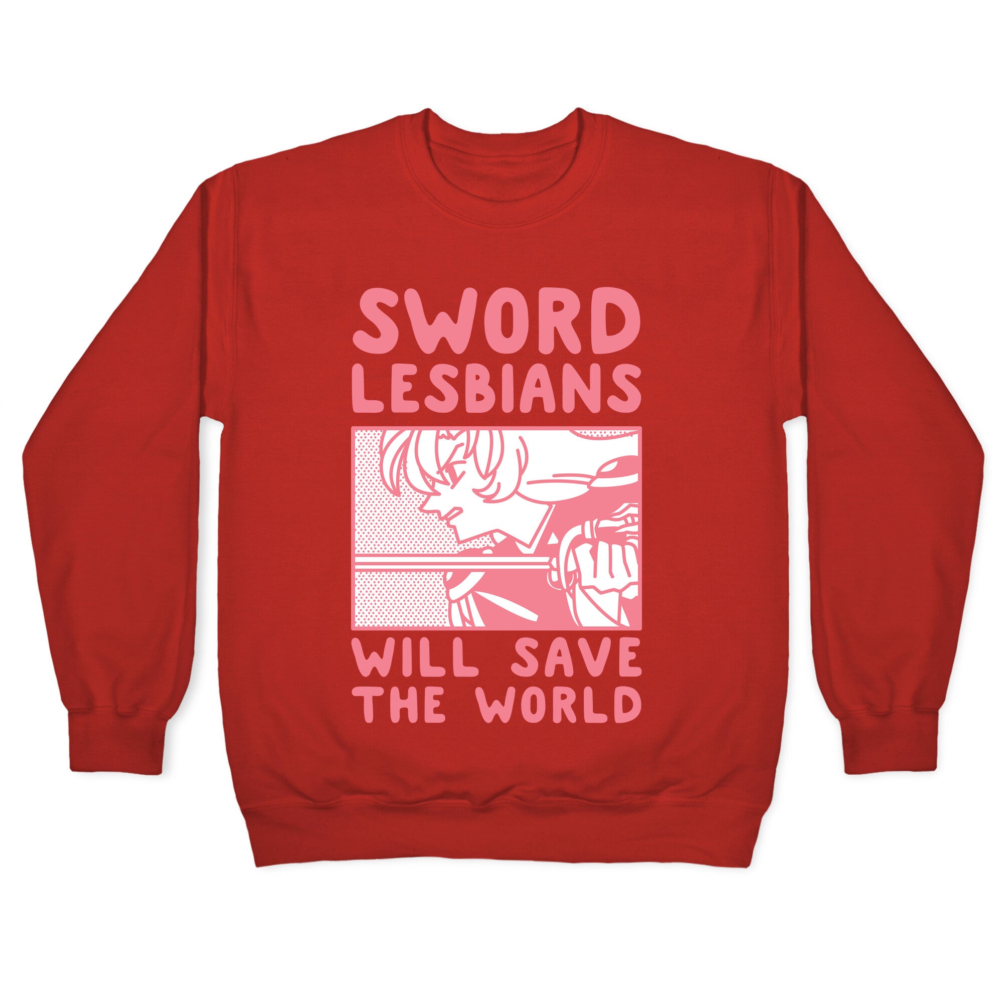 Sword Lesbians Will Save the World Utena Crewneck Sweatshirt