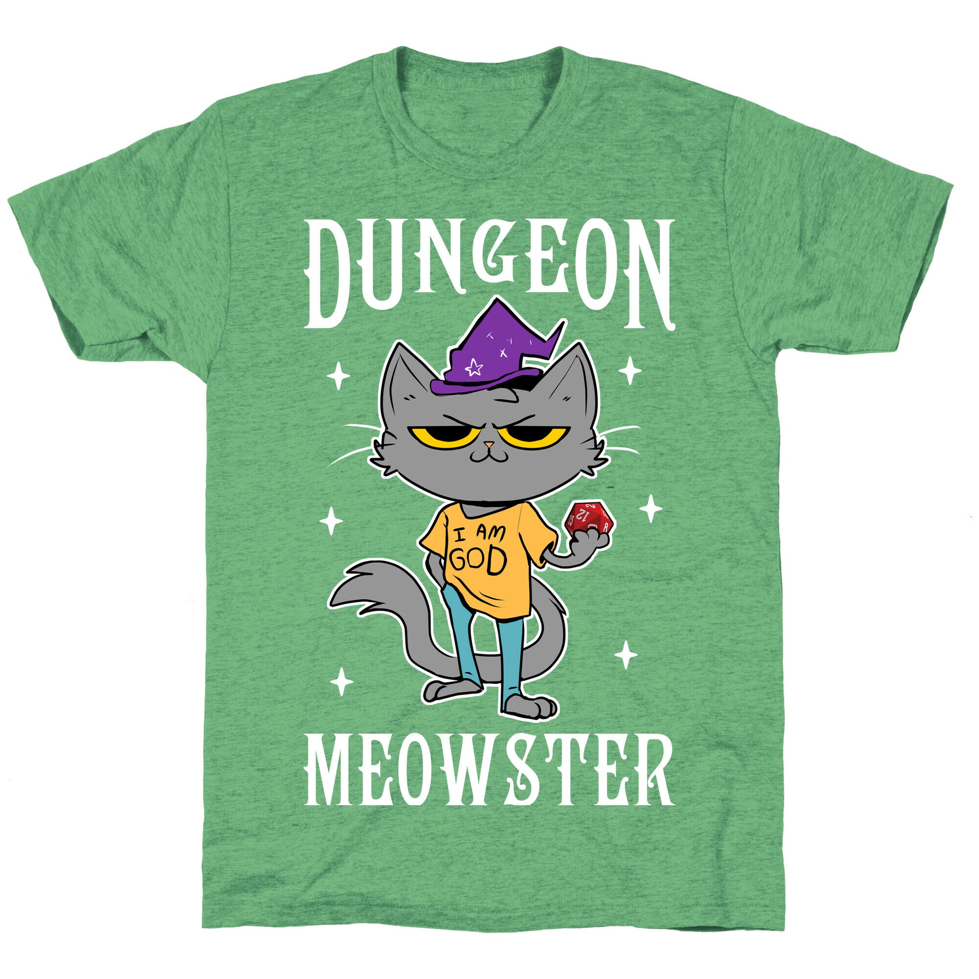 Dungeon Meowster Unisex Triblend Tee