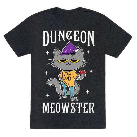 Dungeon Meowster Unisex Triblend Tee