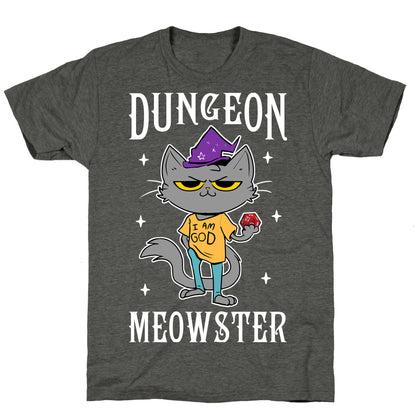 Dungeon Meowster Unisex Triblend Tee