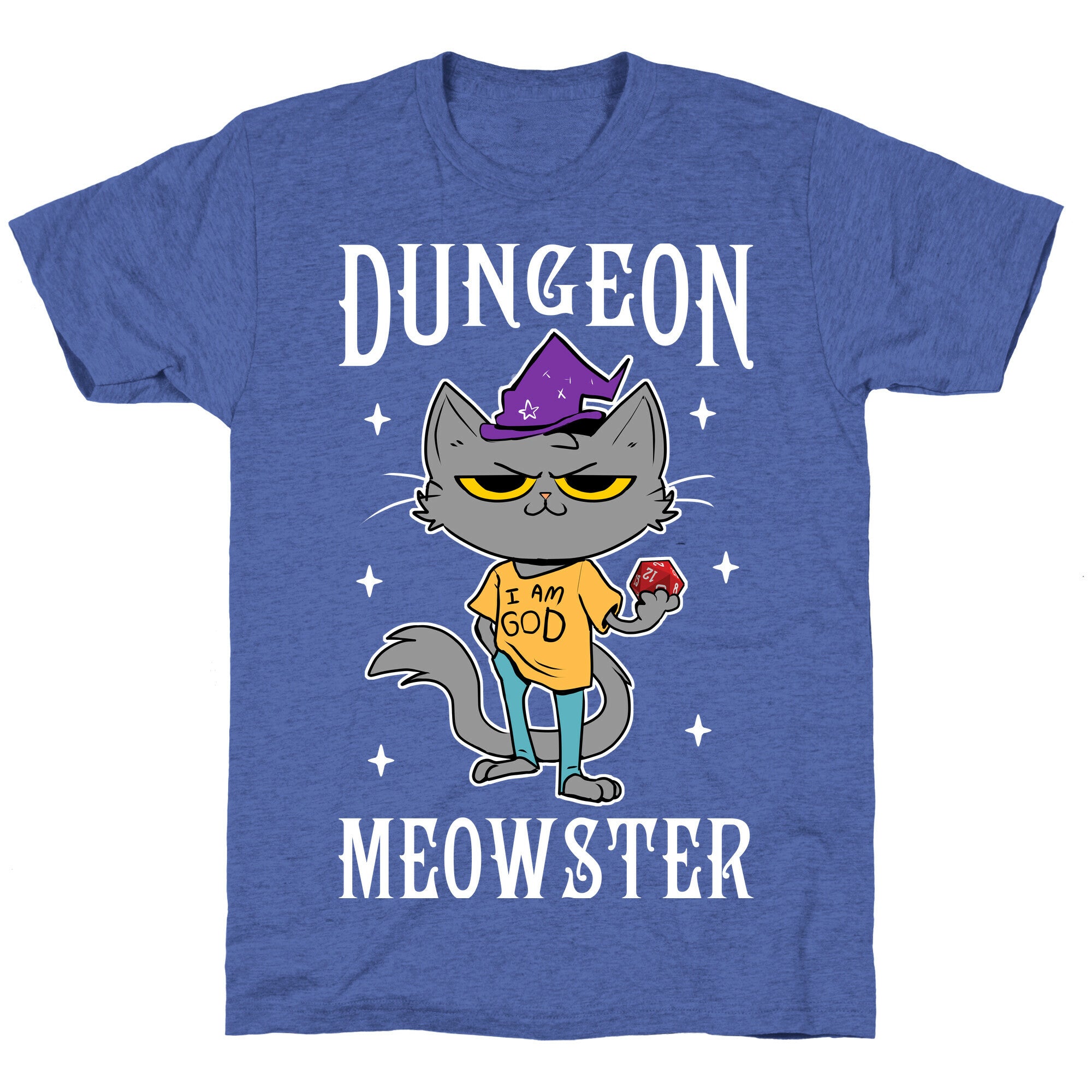 Dungeon Meowster Unisex Triblend Tee