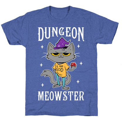 Dungeon Meowster Unisex Triblend Tee