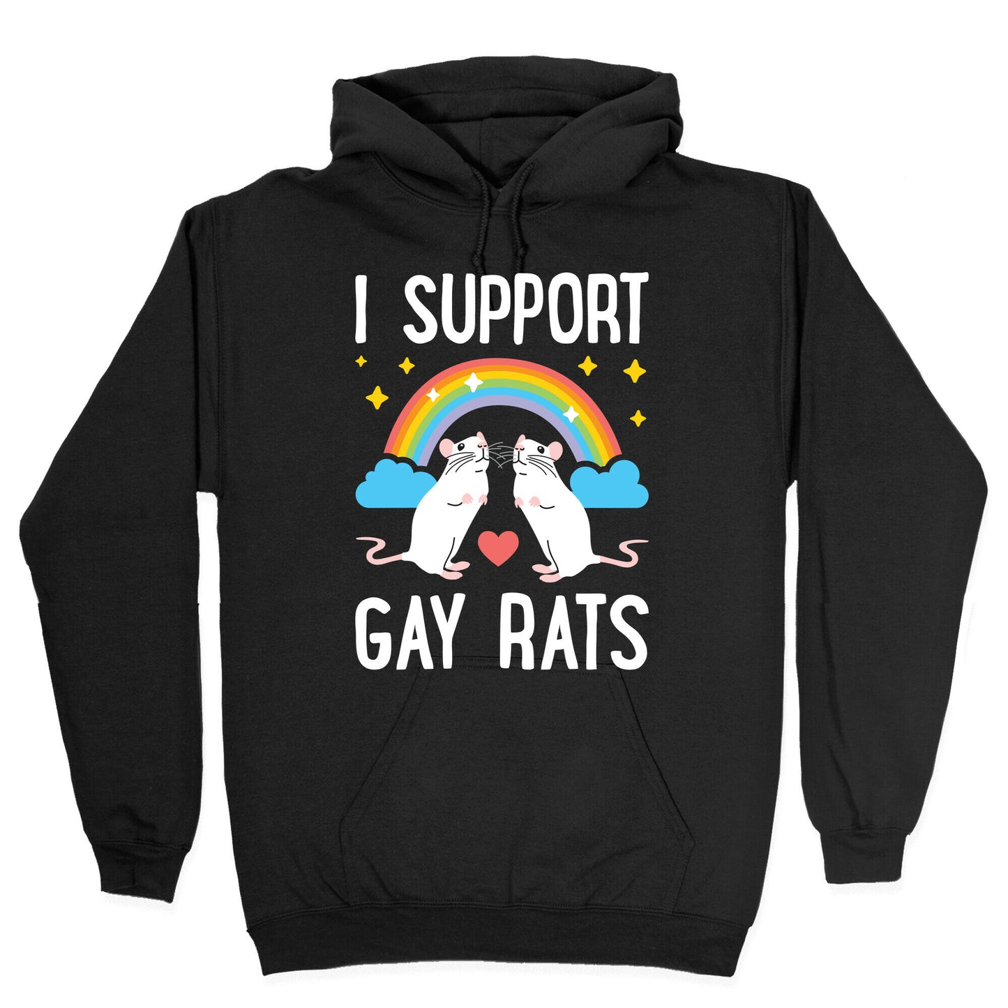 I Support Gay Rats Hoodie