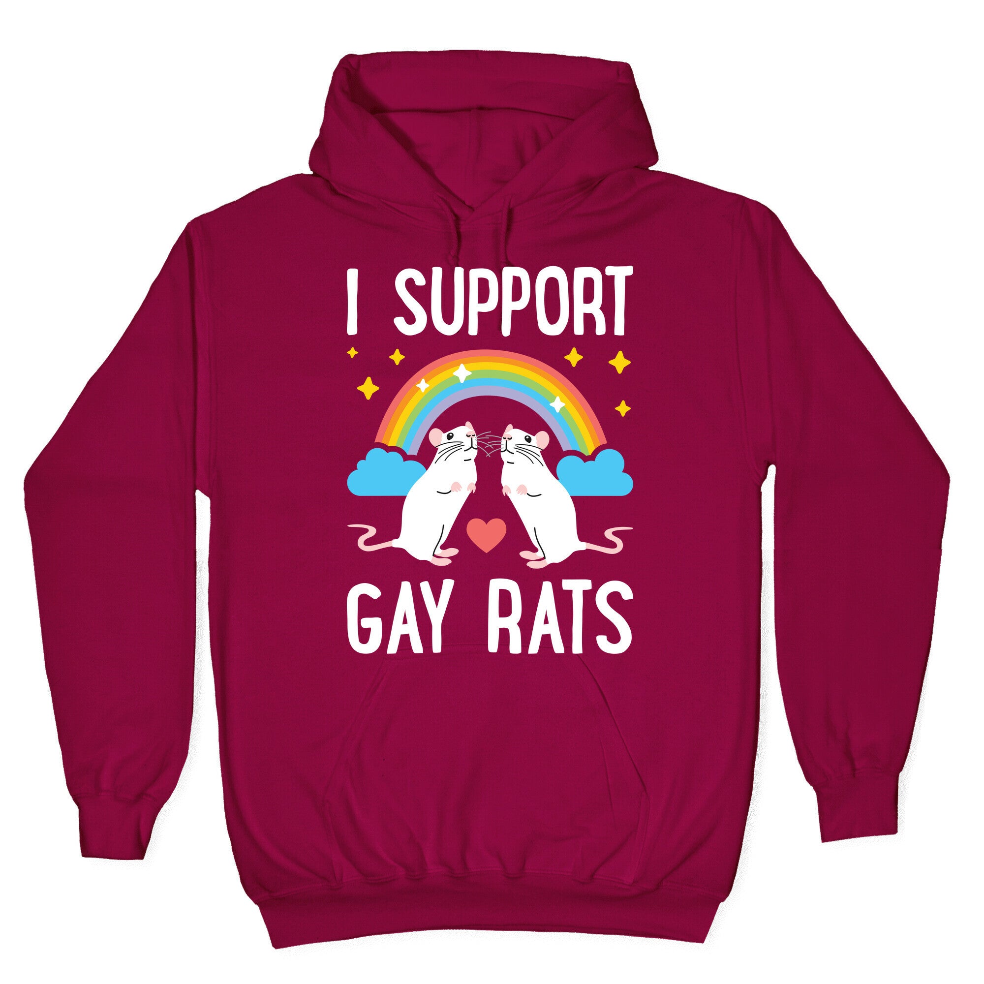 I Support Gay Rats Hoodie