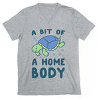 A Bit of a Homebody - Turtle V-Neck