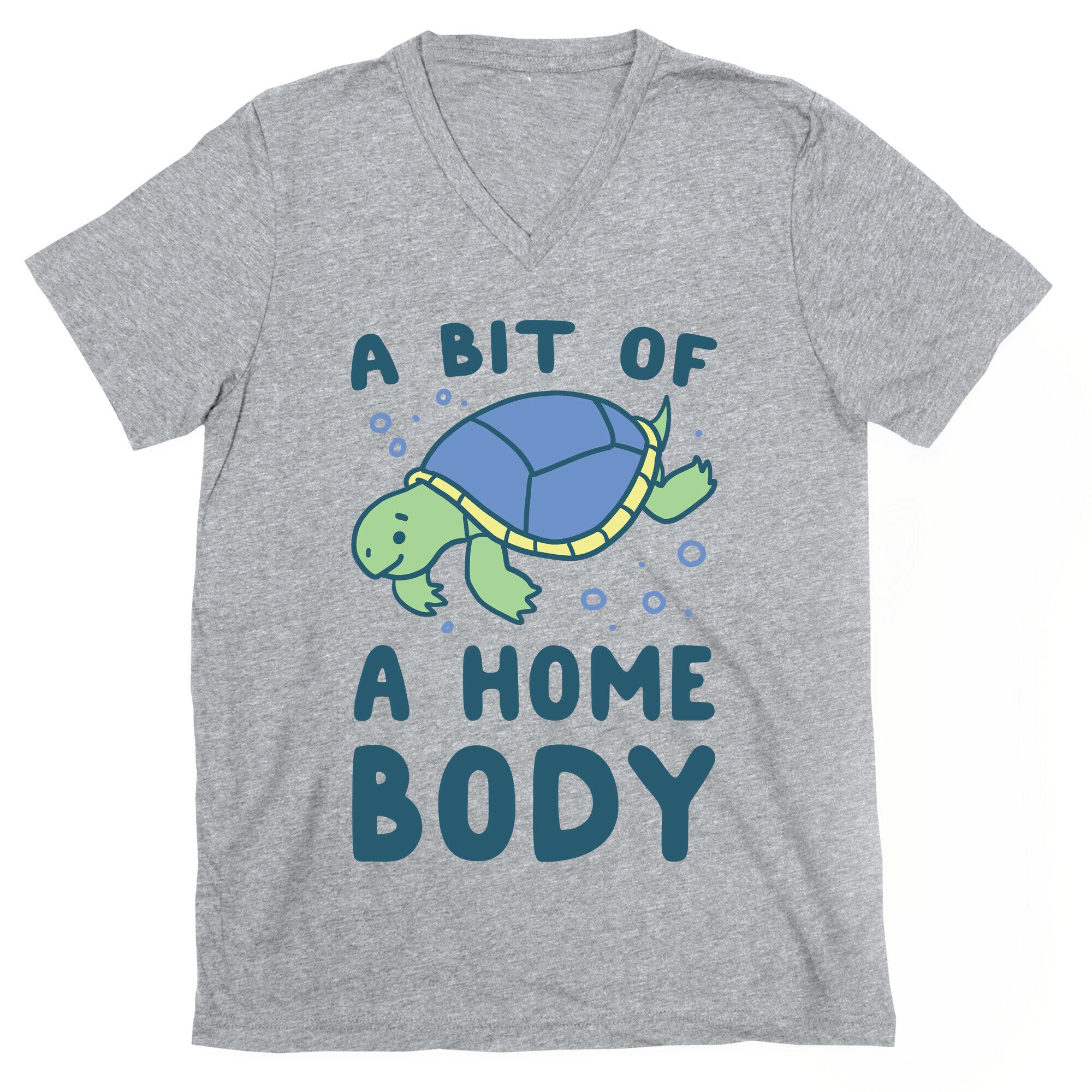 A Bit of a Homebody - Turtle V-Neck