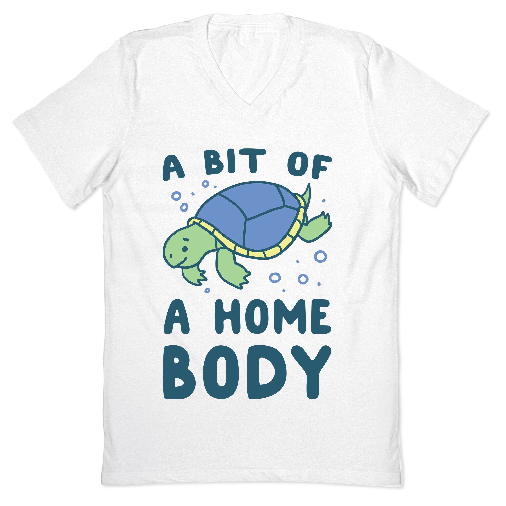 A Bit of a Homebody - Turtle V-Neck