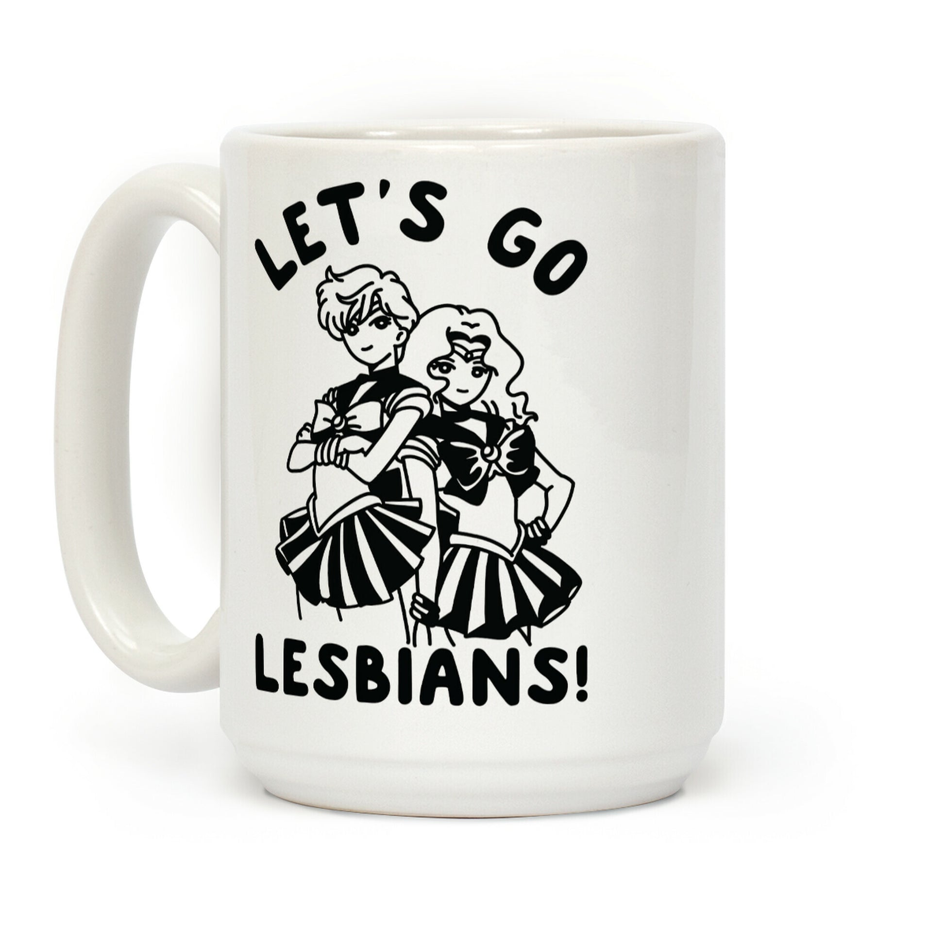 Let's Go Lesbians Uranus Neptune Coffee Mug