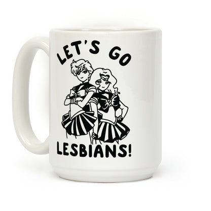 Let's Go Lesbians Uranus Neptune Coffee Mug