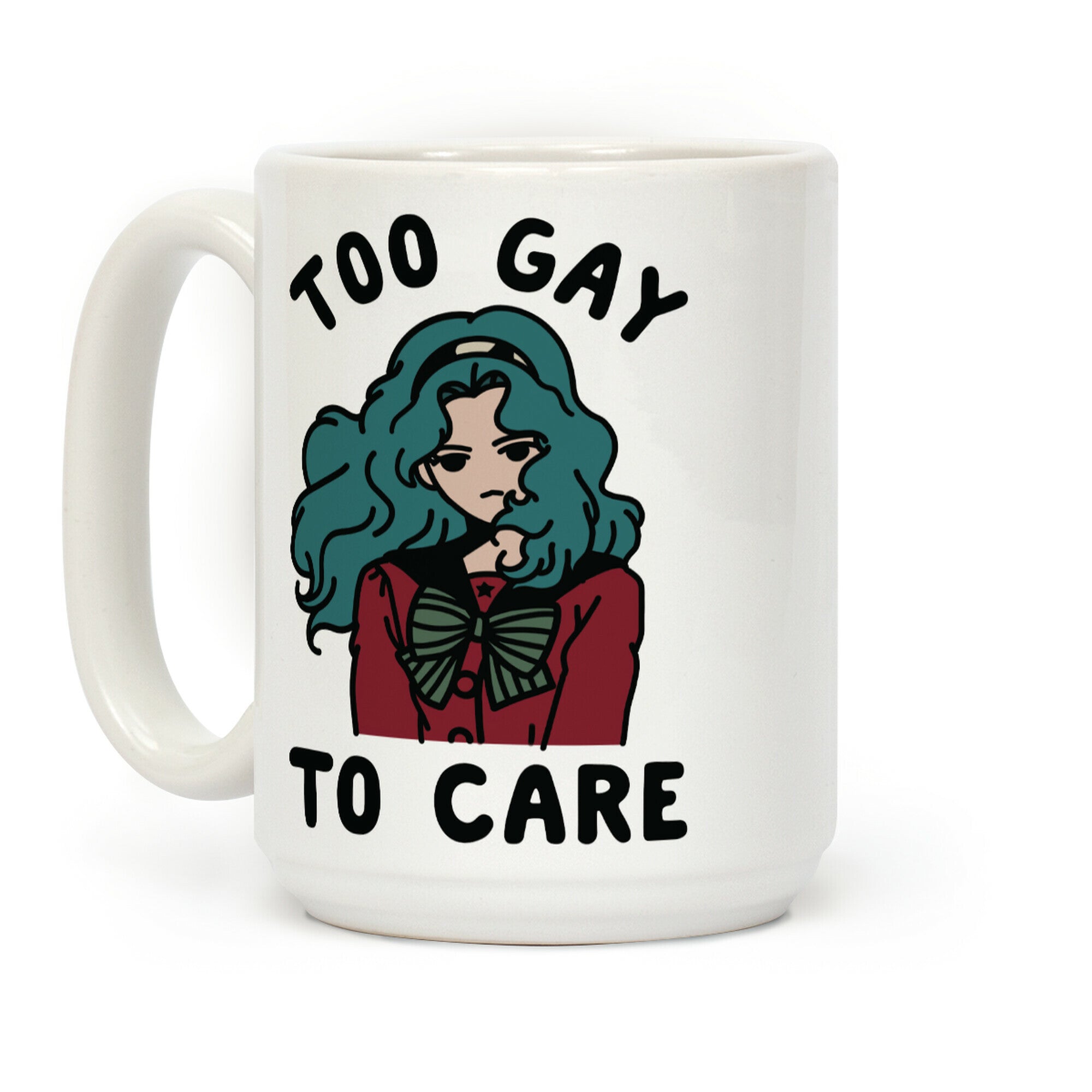 Too Gay To Care Michiru Coffee Mug