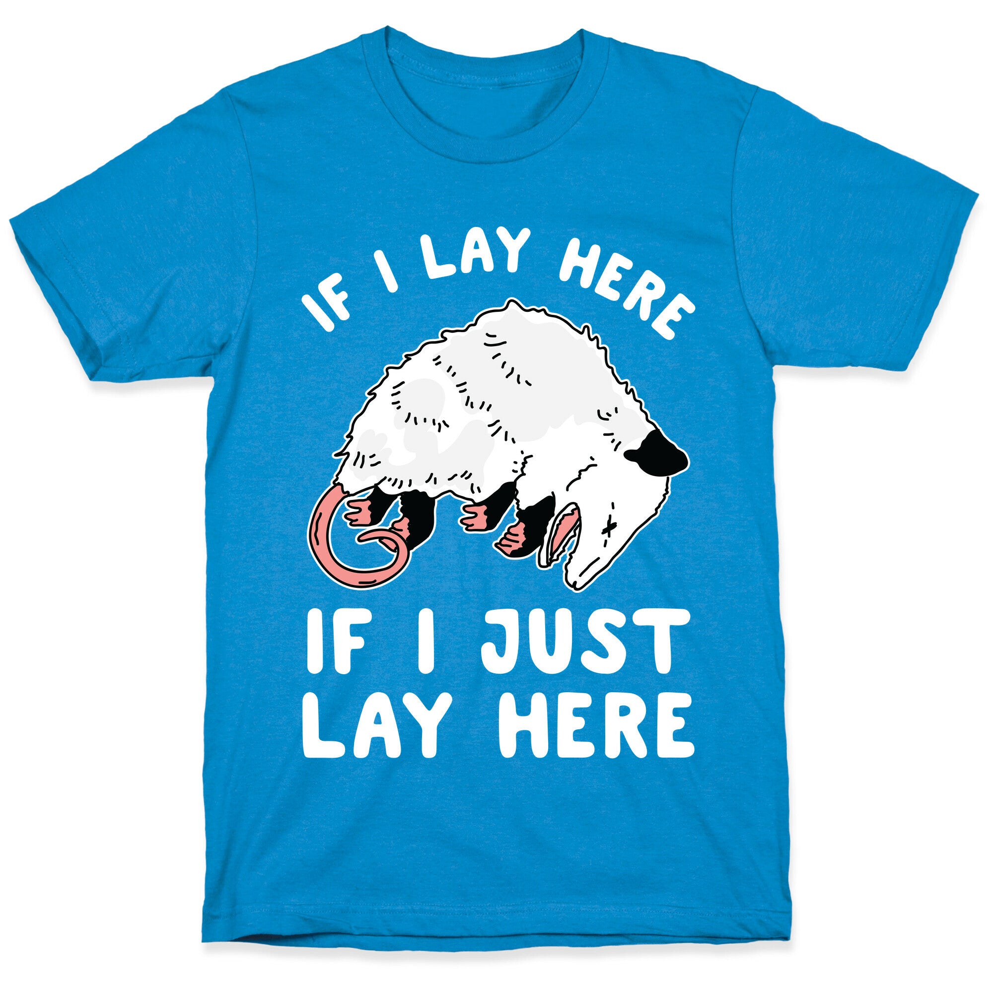 If I Lay Here If I Just Lay Here Opossum T-Shirt