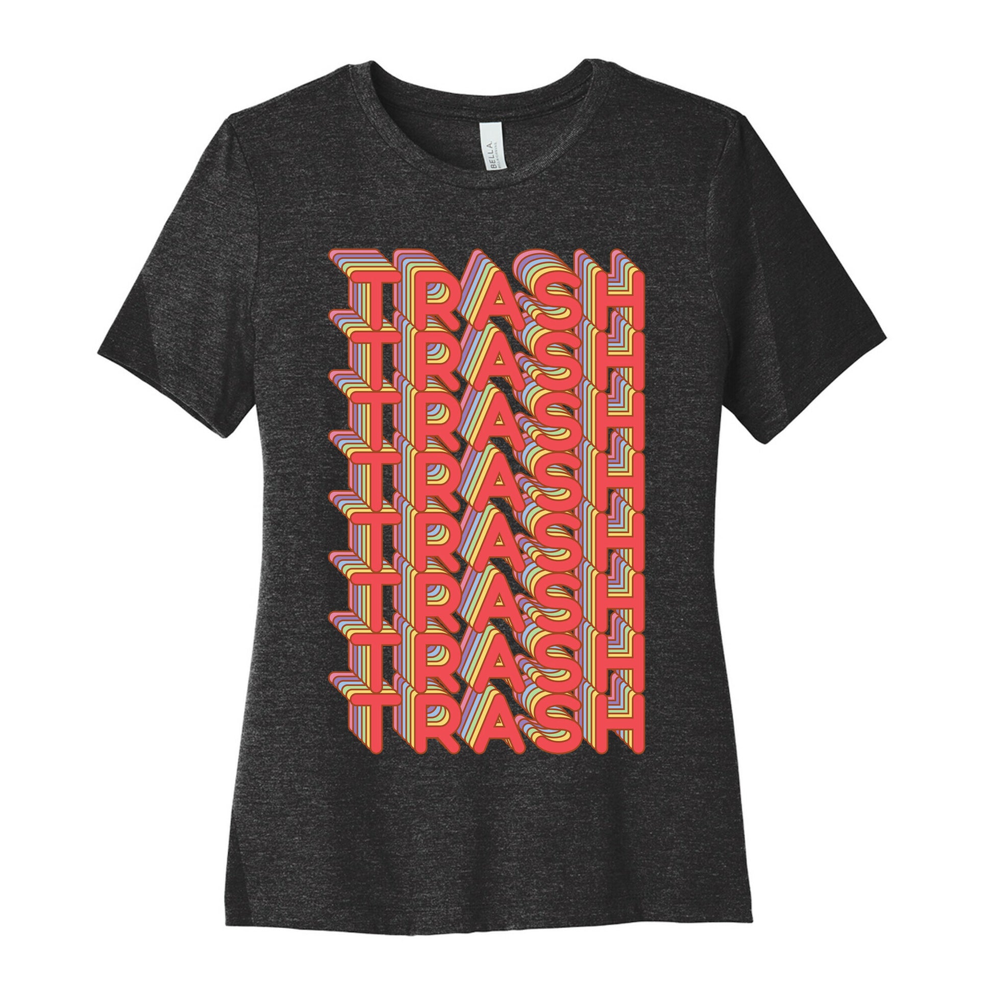 Trash Retro Rainbow Women's Cotton Tee