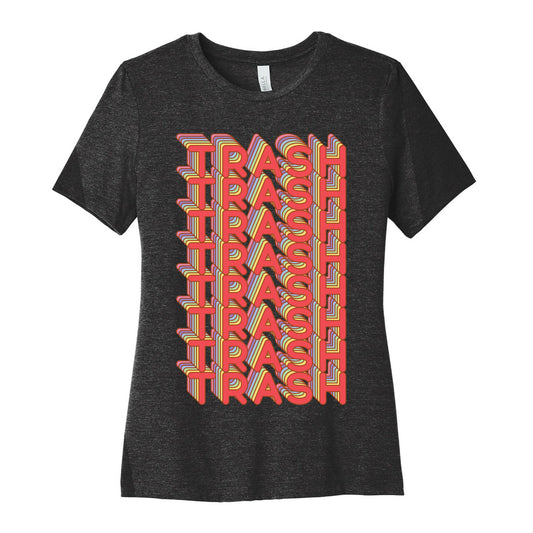 Trash Retro Rainbow Women's Cotton Tee