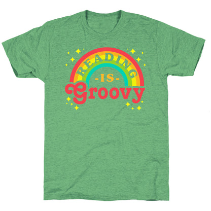 Reading is Groovy Unisex Triblend Tee
