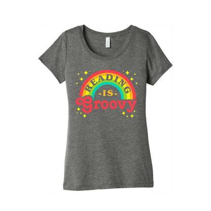 Reading is Groovy Women's Triblend Tee