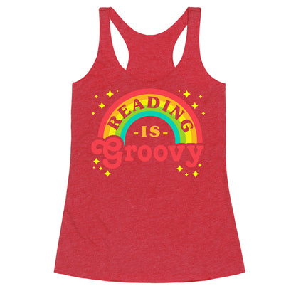 Reading is Groovy Racerback Tank