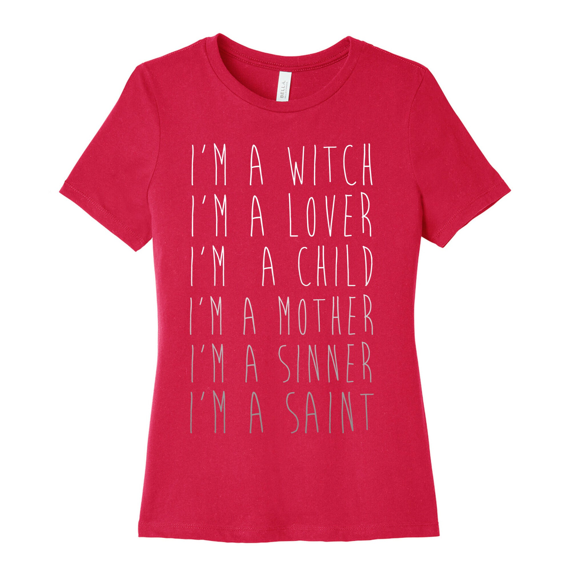 I'm a Witch, I'm a Lover Women's Cotton Tee