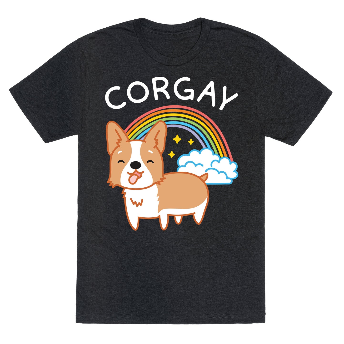 Corgay Gay Corgi  Unisex Triblend Tee