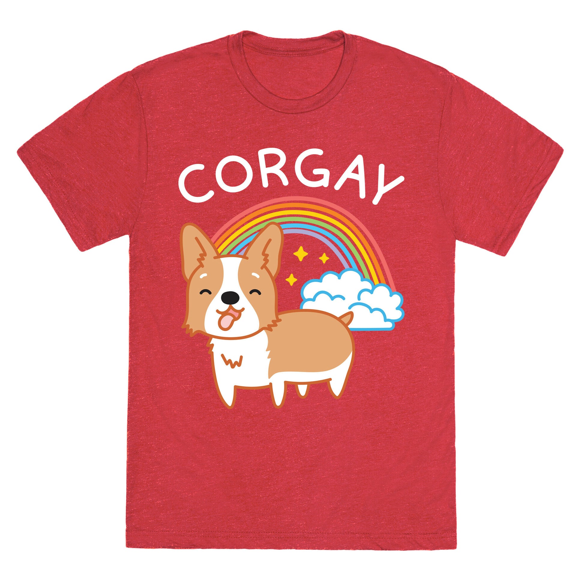 Corgay Gay Corgi  Unisex Triblend Tee
