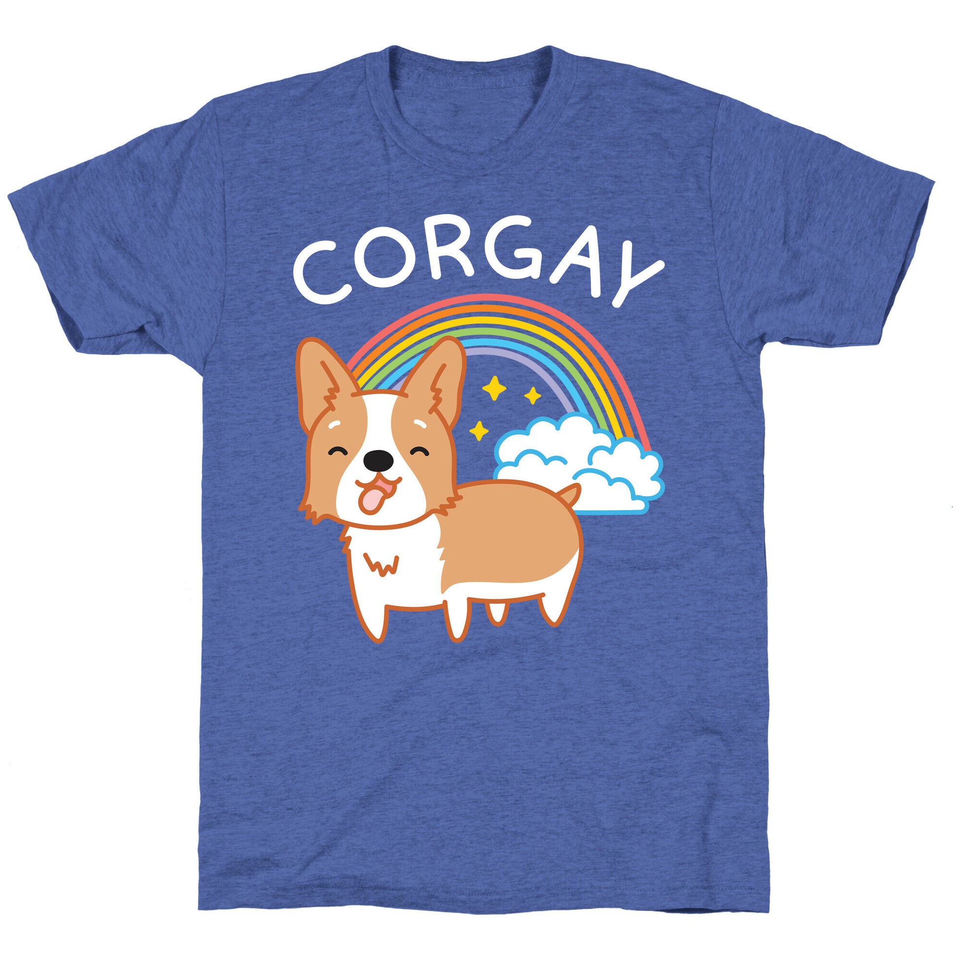 Corgay Gay Corgi  Unisex Triblend Tee