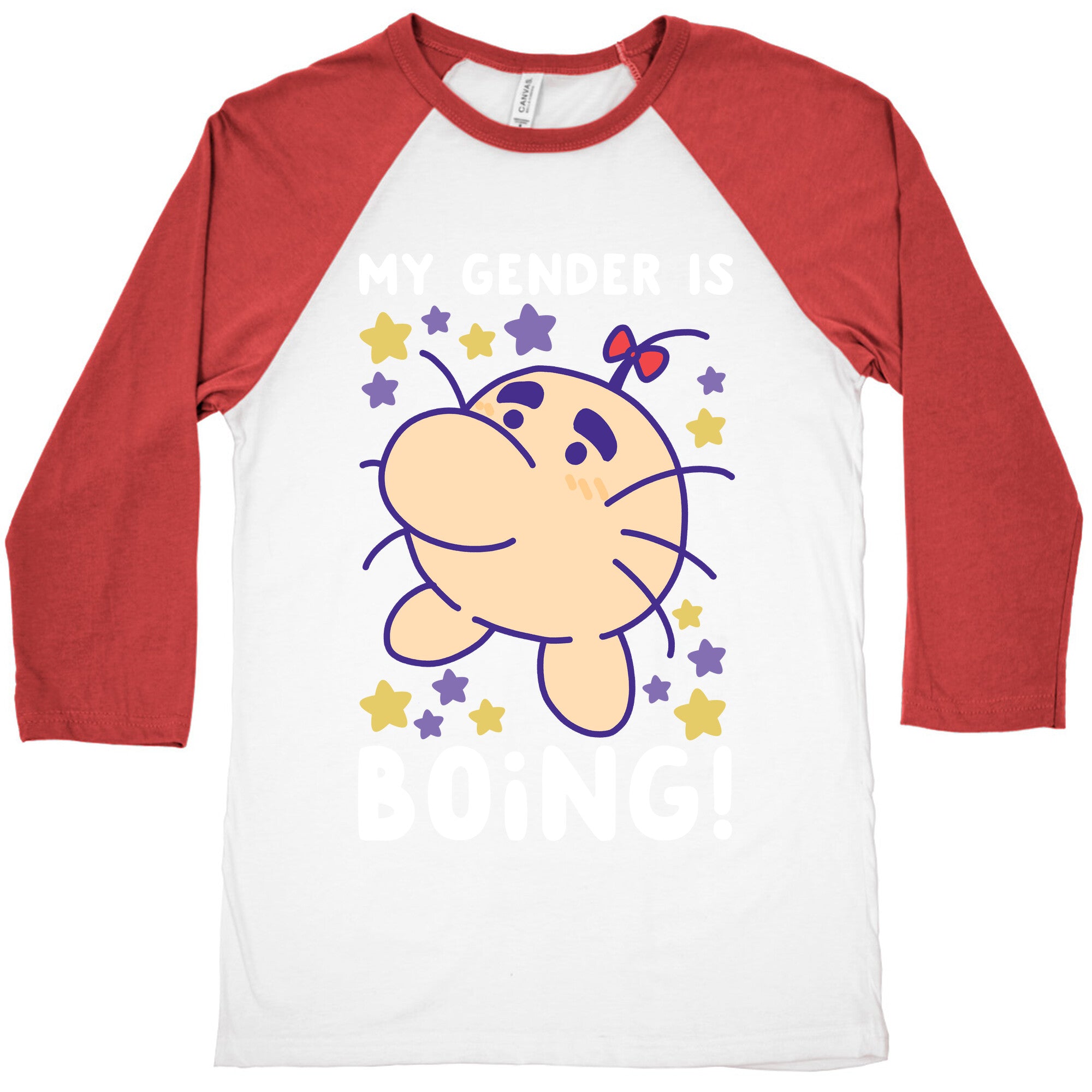 My Gender is Boing! - Mr. Saturn Baseball Tee