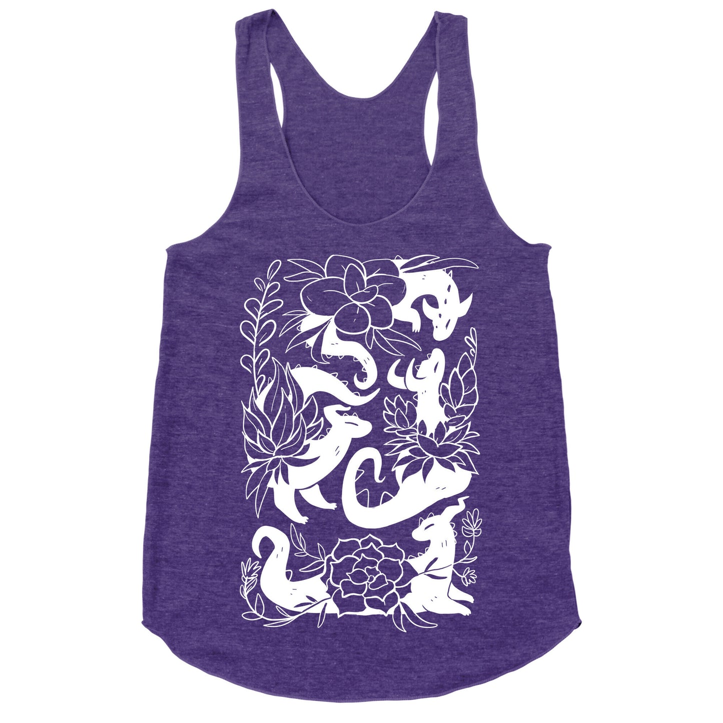 Succulent Dragons Racerback Tank